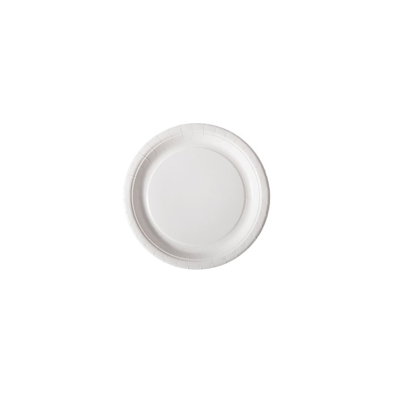 Carton blanc assiette ronde ø 22 cm NOP10022 /ttc/ sans laminage plastique BIO Pack DUNI© paquet 100 pièces VE 4