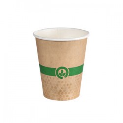 MELLI Gobelet 12 cl carton clair no-plastic paquet 50 pièces