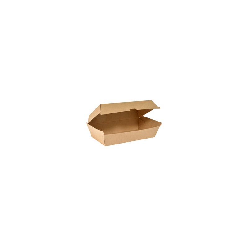 KRAFT boite & couvercle 20 x 11 x 7 cm 1100 ml paquet 45 pièces 