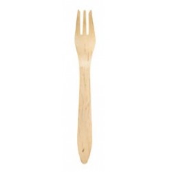 3/ bois avec cire biosourcée = SANS ODEUR BOULEAU Fourchette 19 cm paquet 100 pièces VE 10 