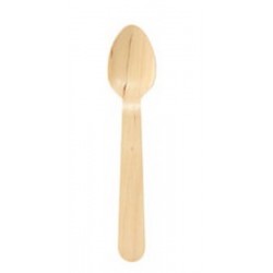 3/ bois avec cire biosourcée = SANS ODEUR BOULEAU Cuillère café 11 cm bois paquet 100 pièces VE 10 